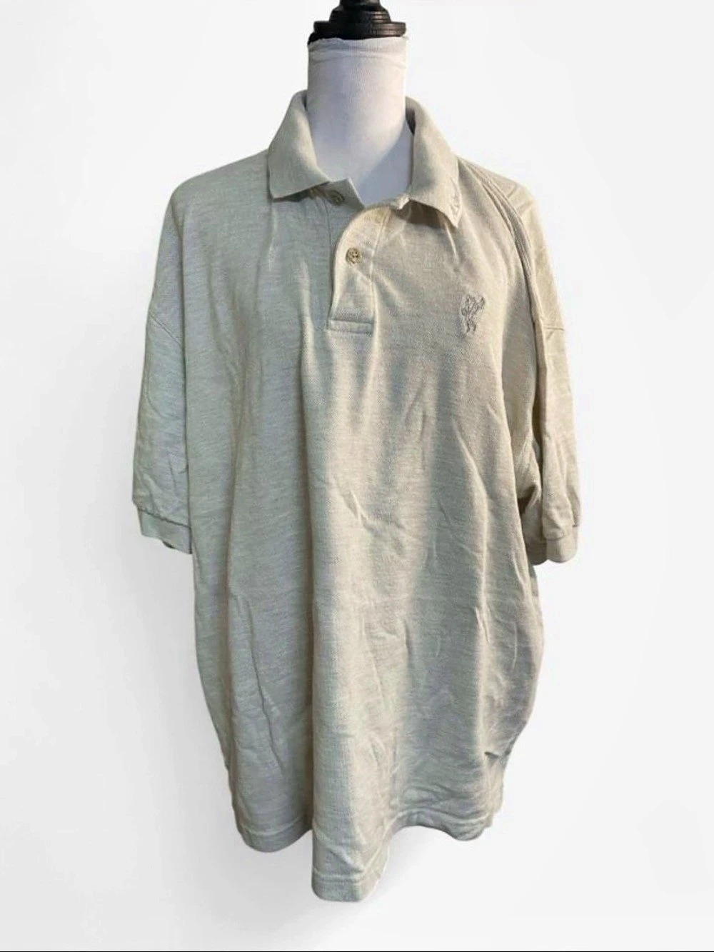 Ashworth Polo Shirt in Gray Large